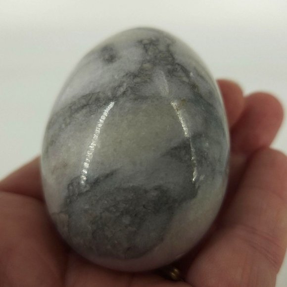 Amazonite Marble Egg Mineral Rock Stone Semi-Precious Crystal Gem Decor 2.5" - Picture 2 of 9